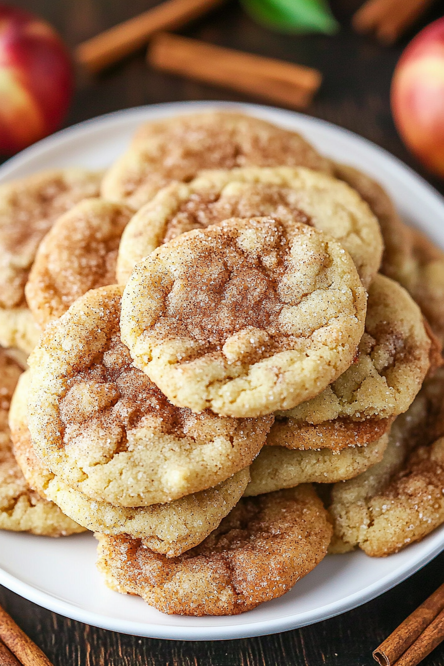 Apple cinnamon swirl cookies