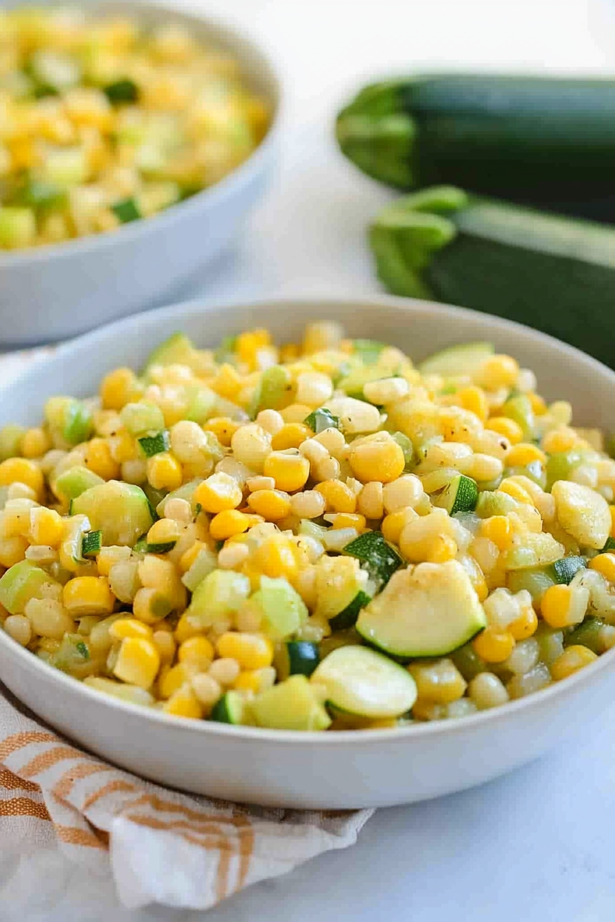 Corn Zucchini Succotash