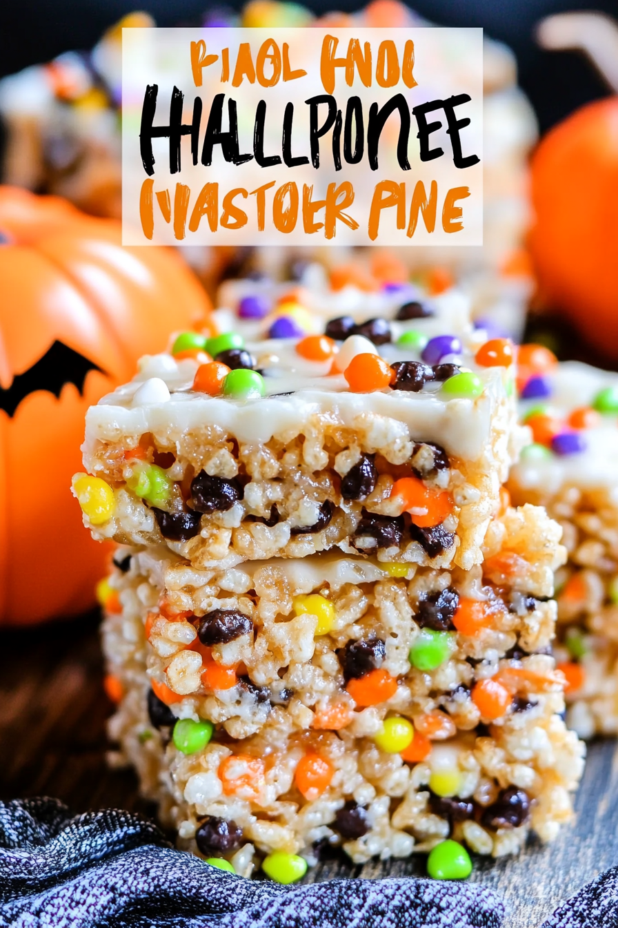 Halloween Rice Krispie Treats