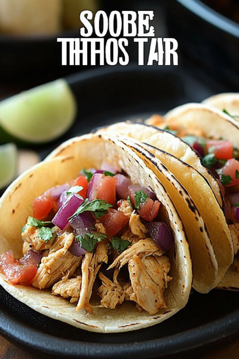 Slow Cooker Chicken Tacos