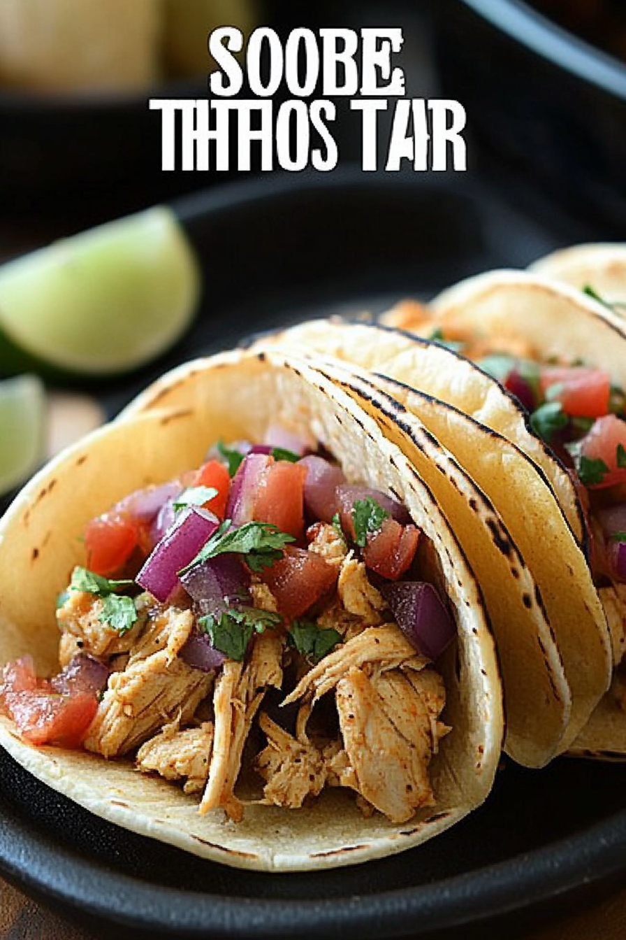 Slow Cooker Chicken Tacos