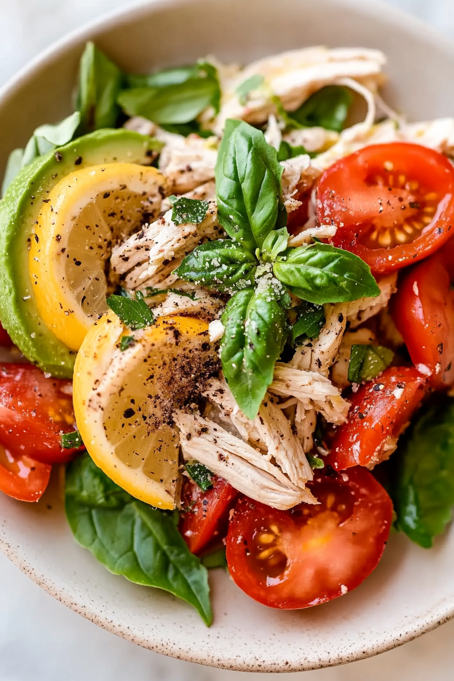 avocado chicken salad