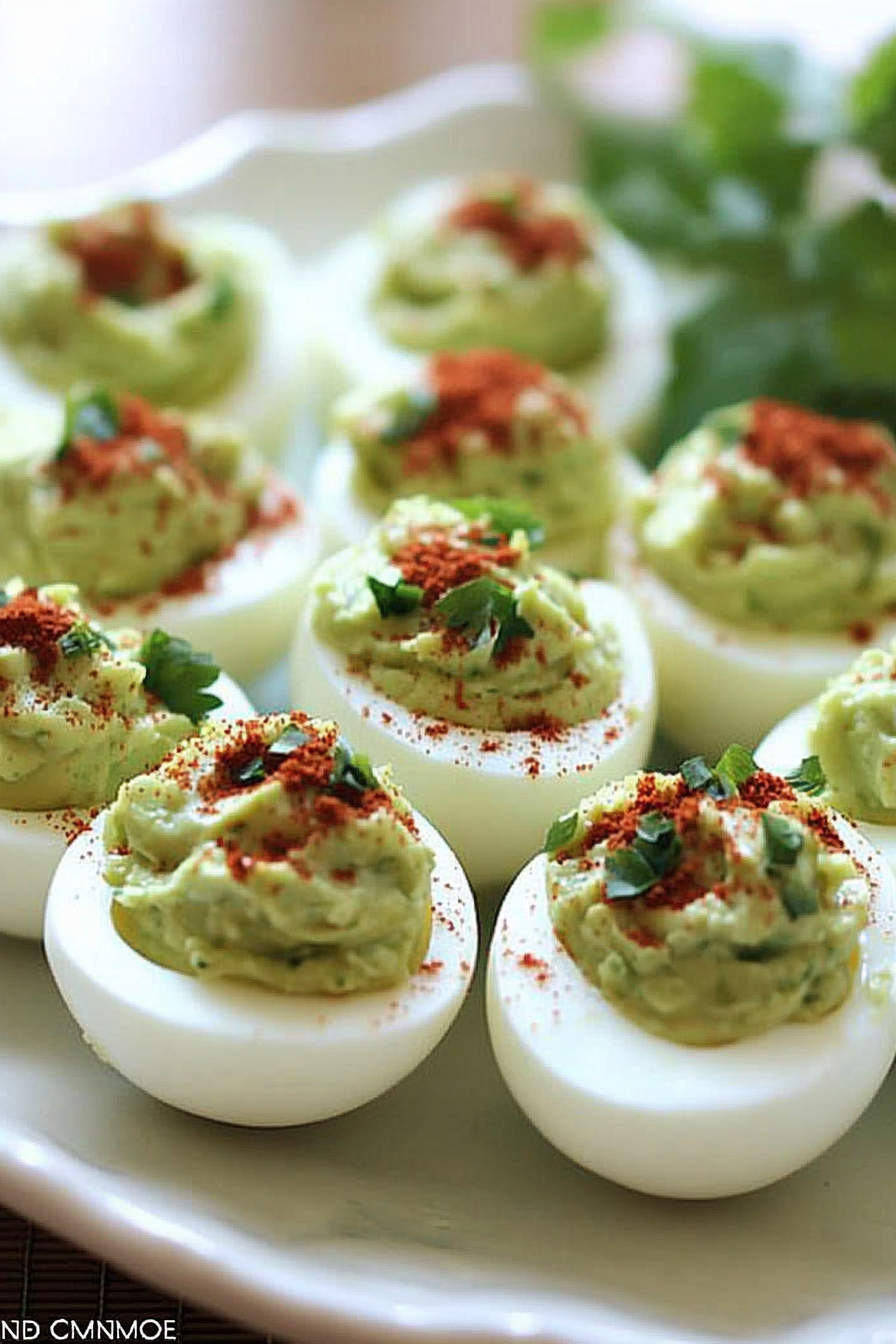 avocado deviled eggs