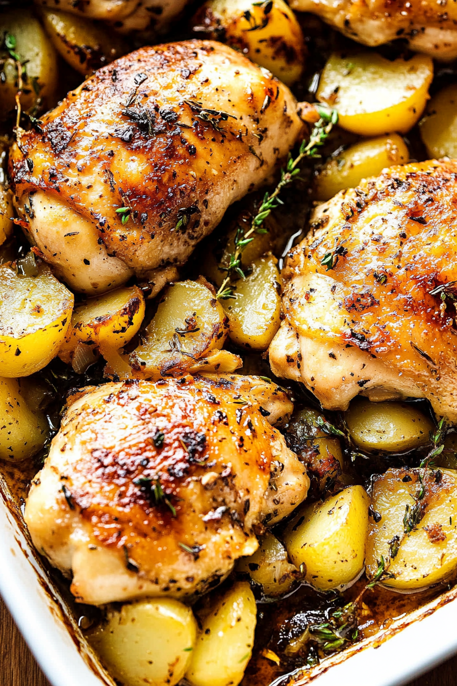 baked chicken potatoes