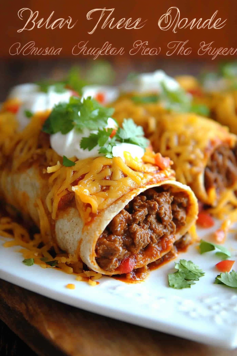 beef enchilada rolls