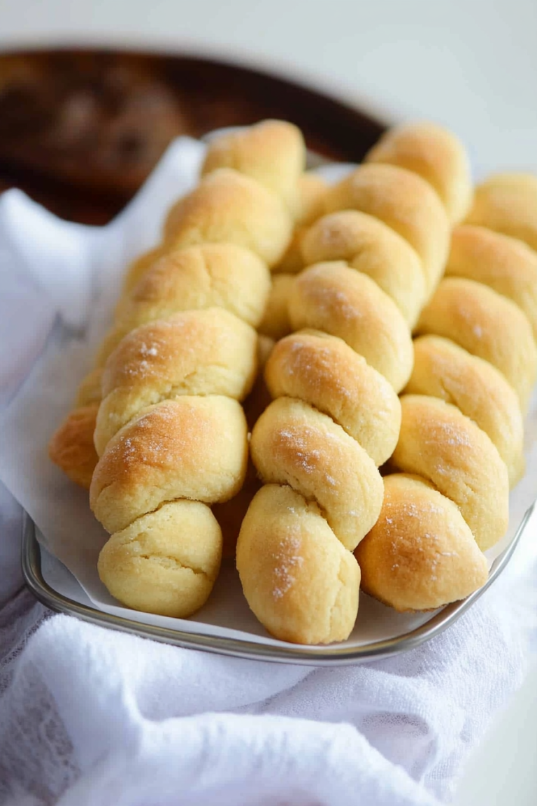 braided butter cookies