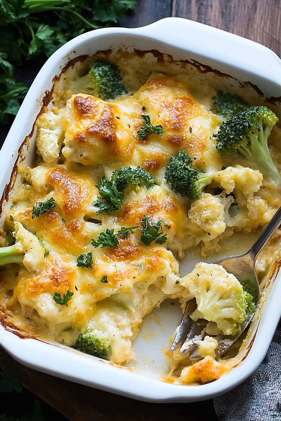 cheesy garlic veggie
