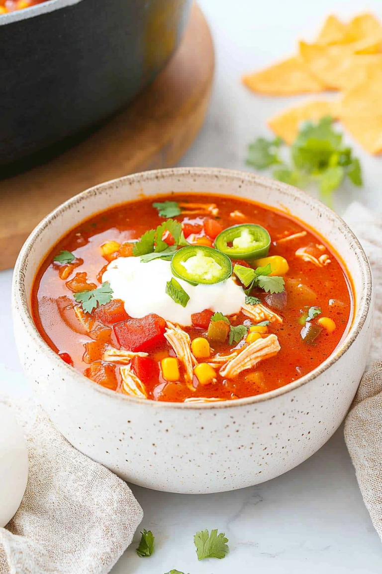 chicken fajita soup