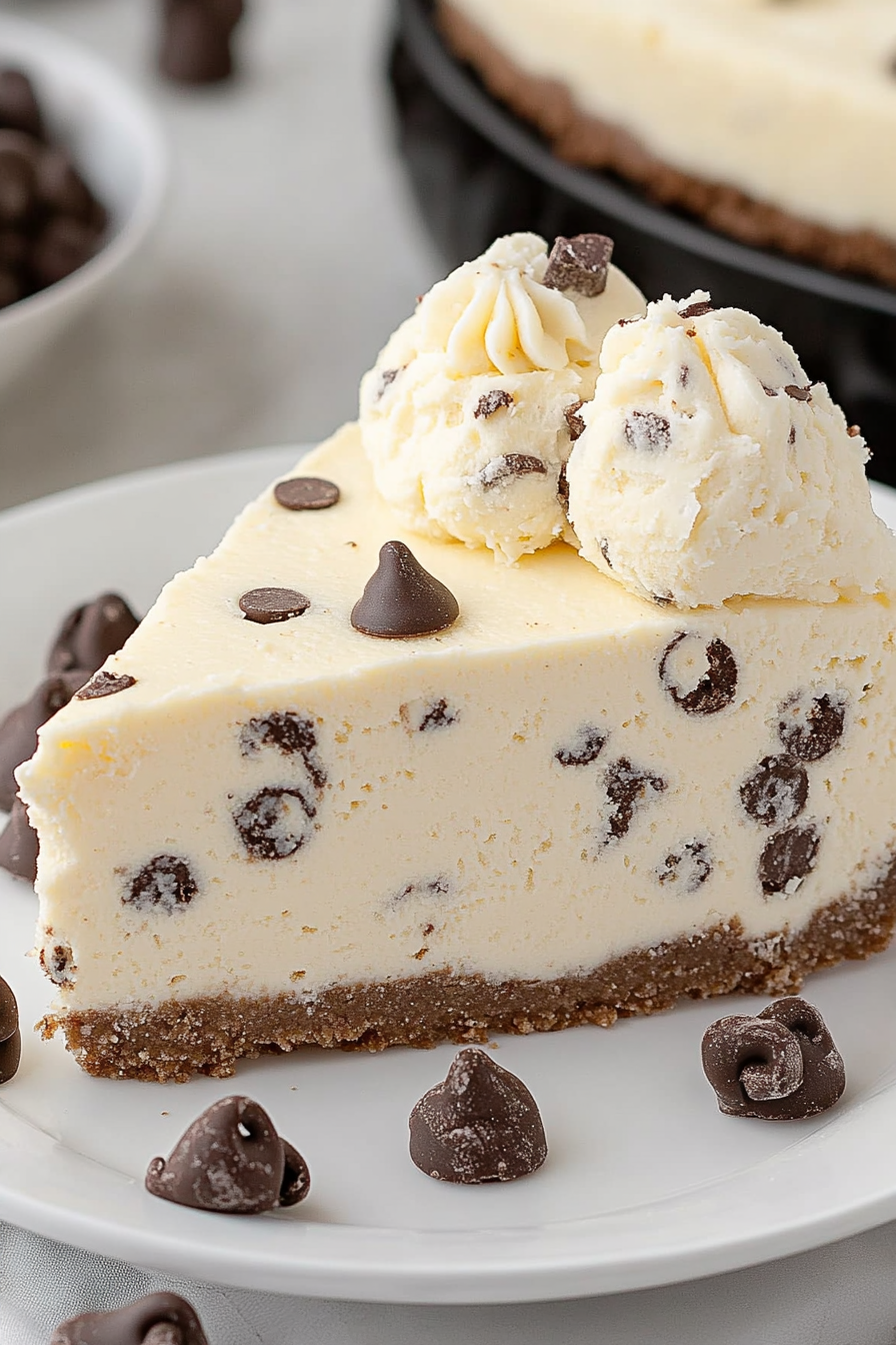 cookie dough cheesecake