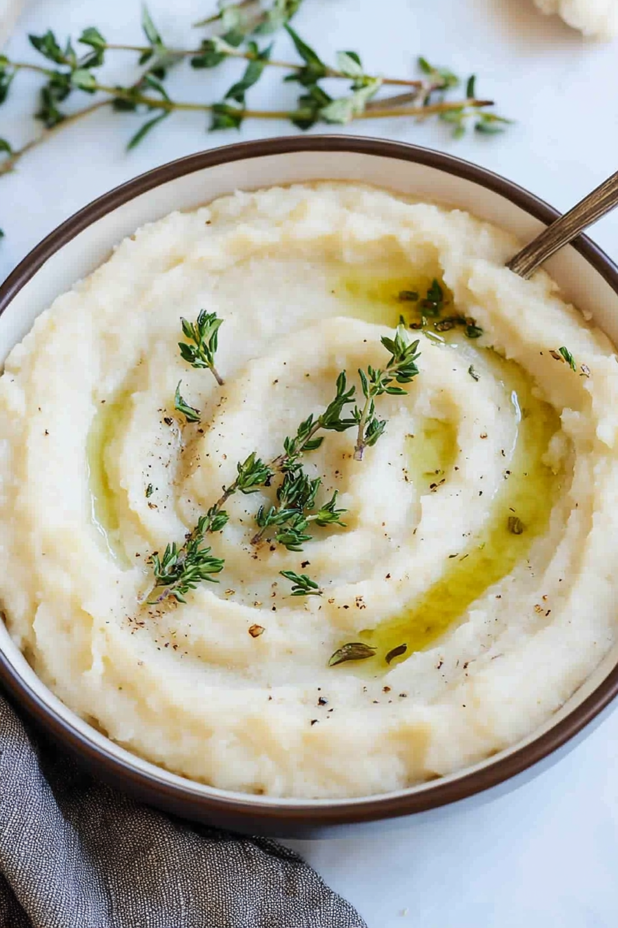 creamy cauliflower mash