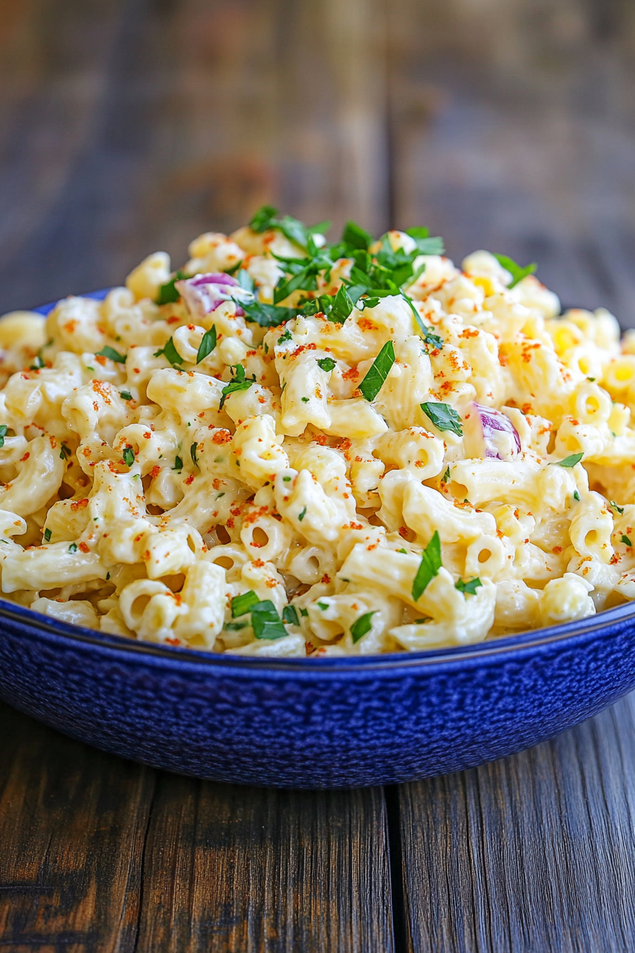 deviled egg pasta salad
