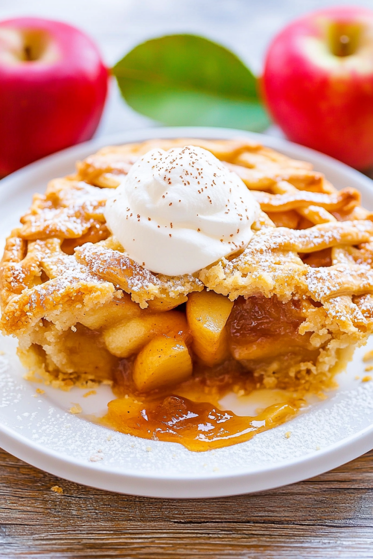 easy no crust apple pie