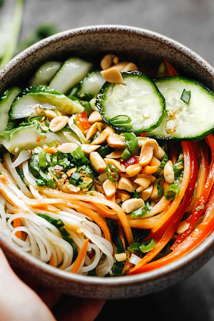 easy spring roll bowls