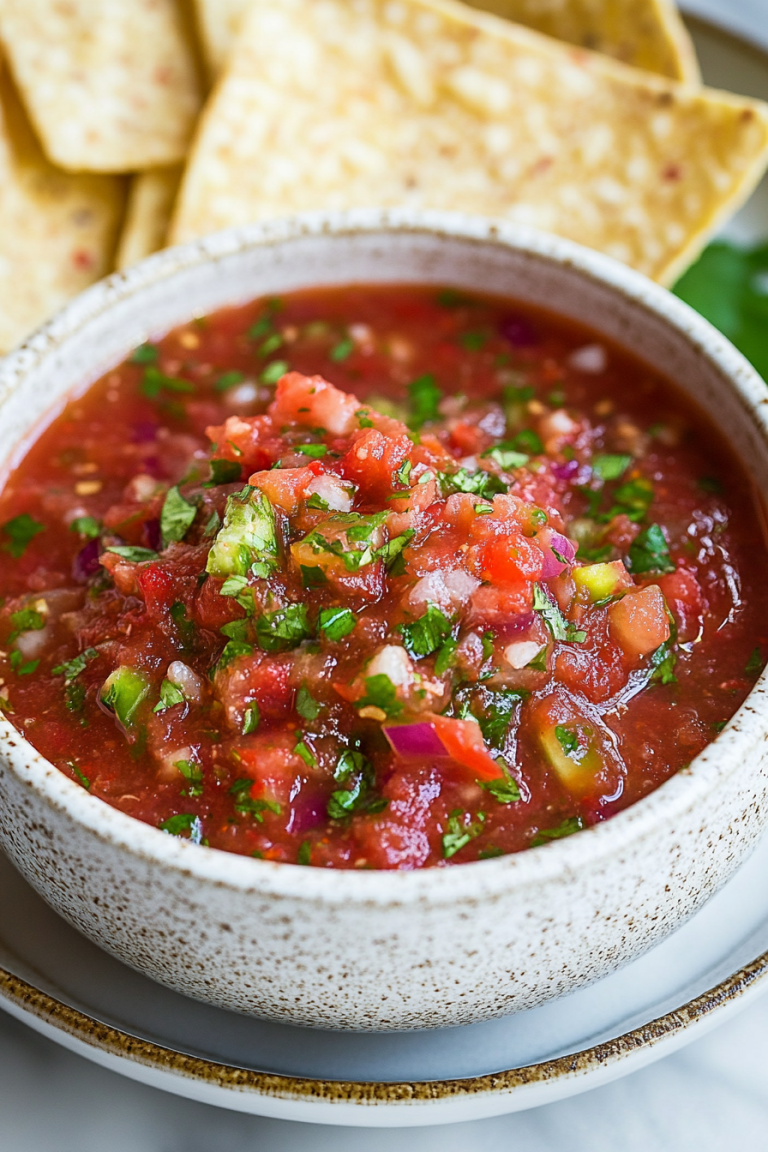 fresh homemade salsa recipe