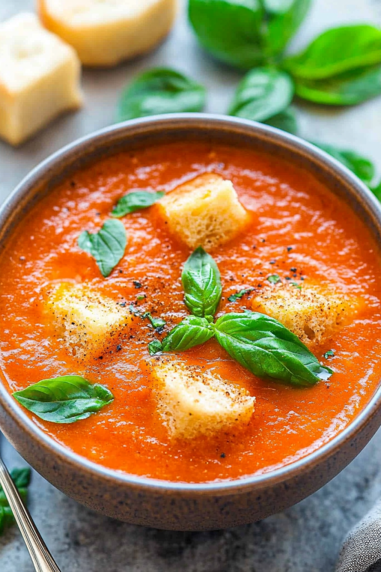 fresh tomato basil soup