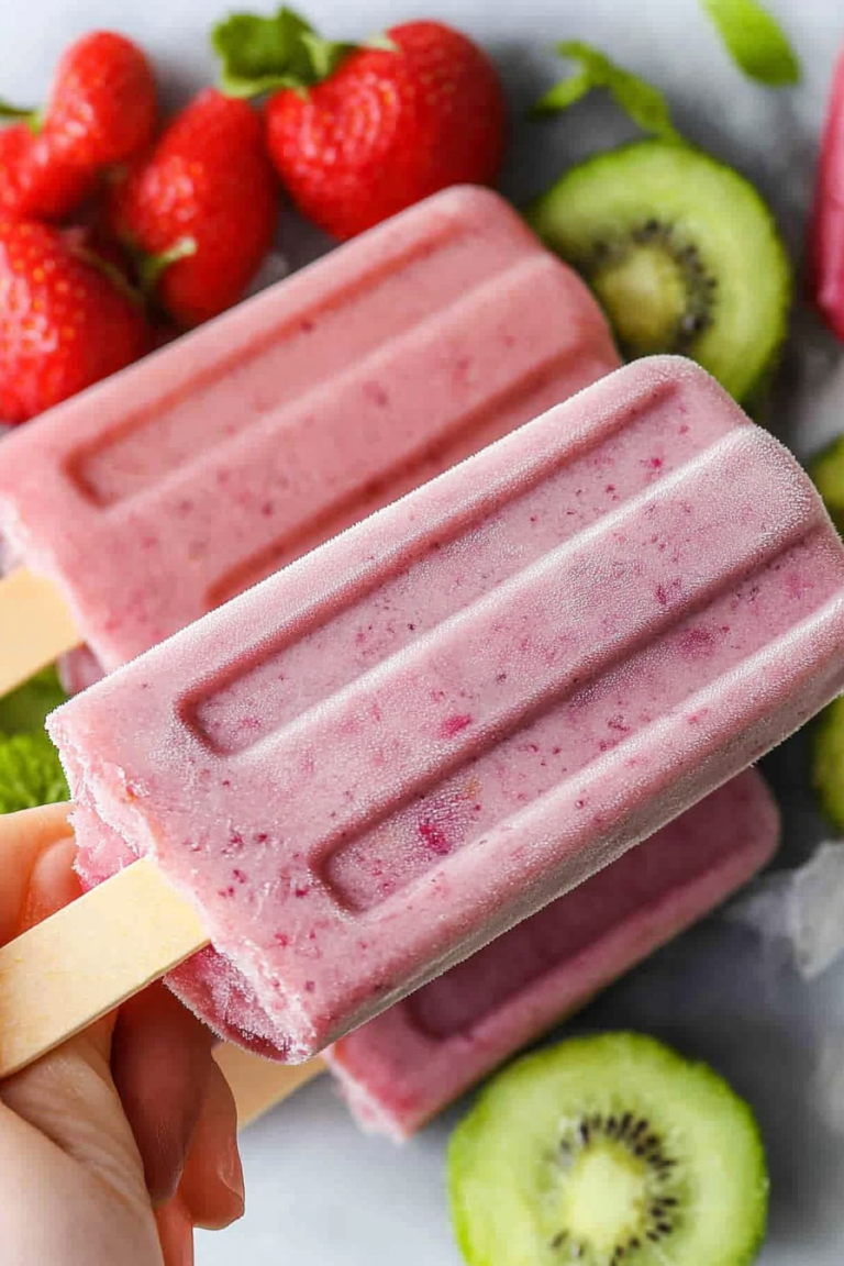 healthy smoothie popsicles