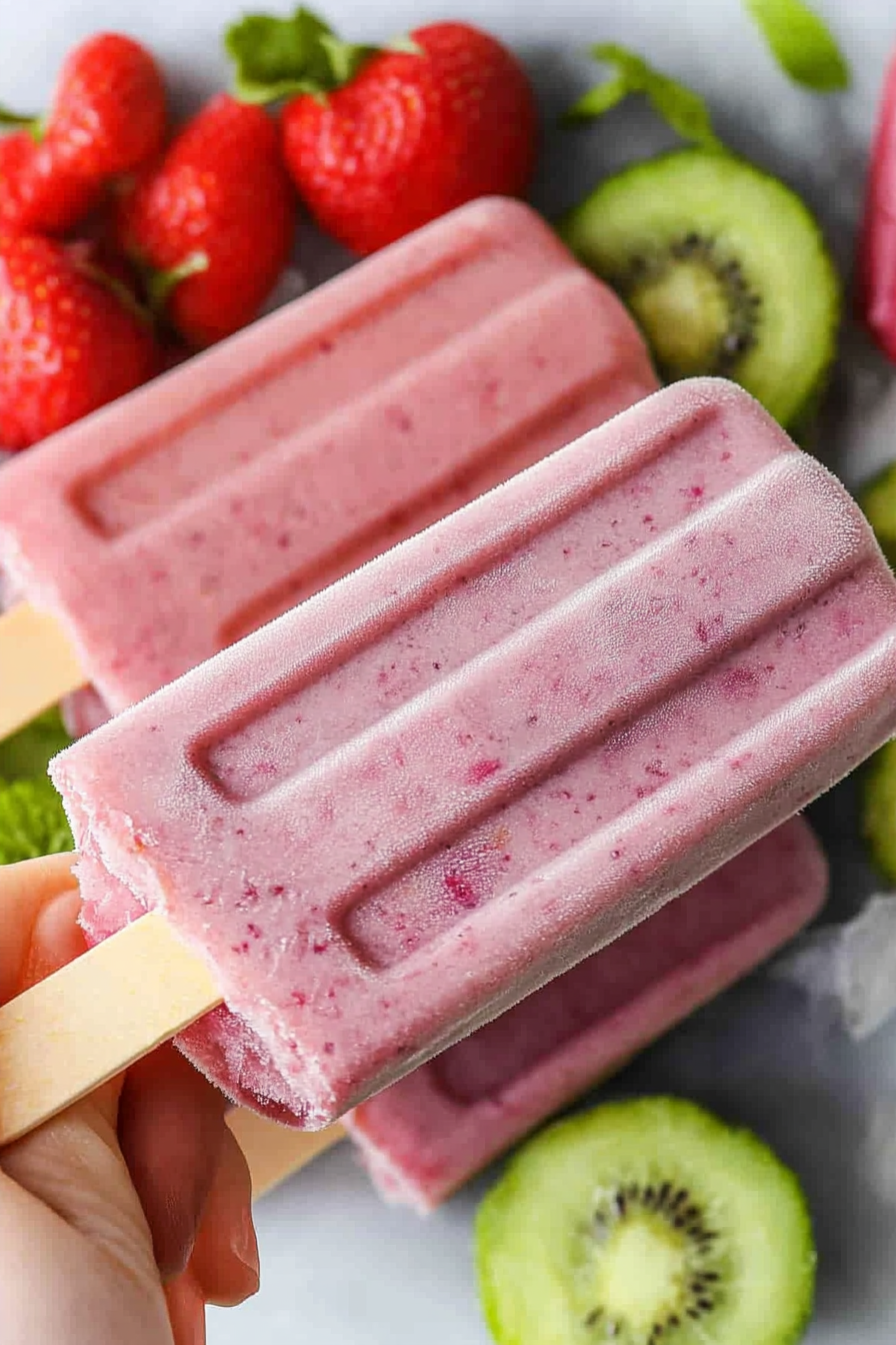 healthy smoothie popsicles