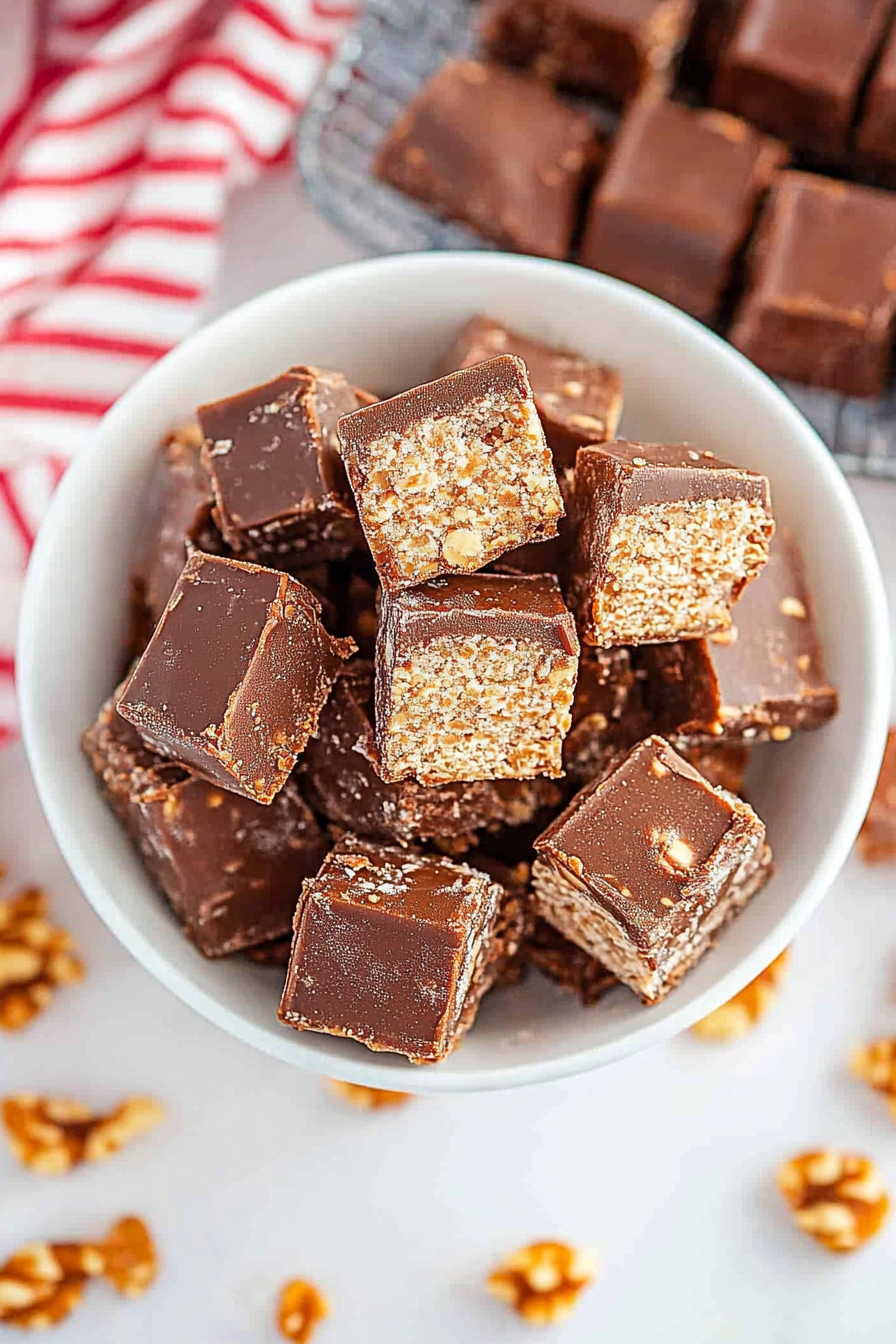 homemade candy bar bites