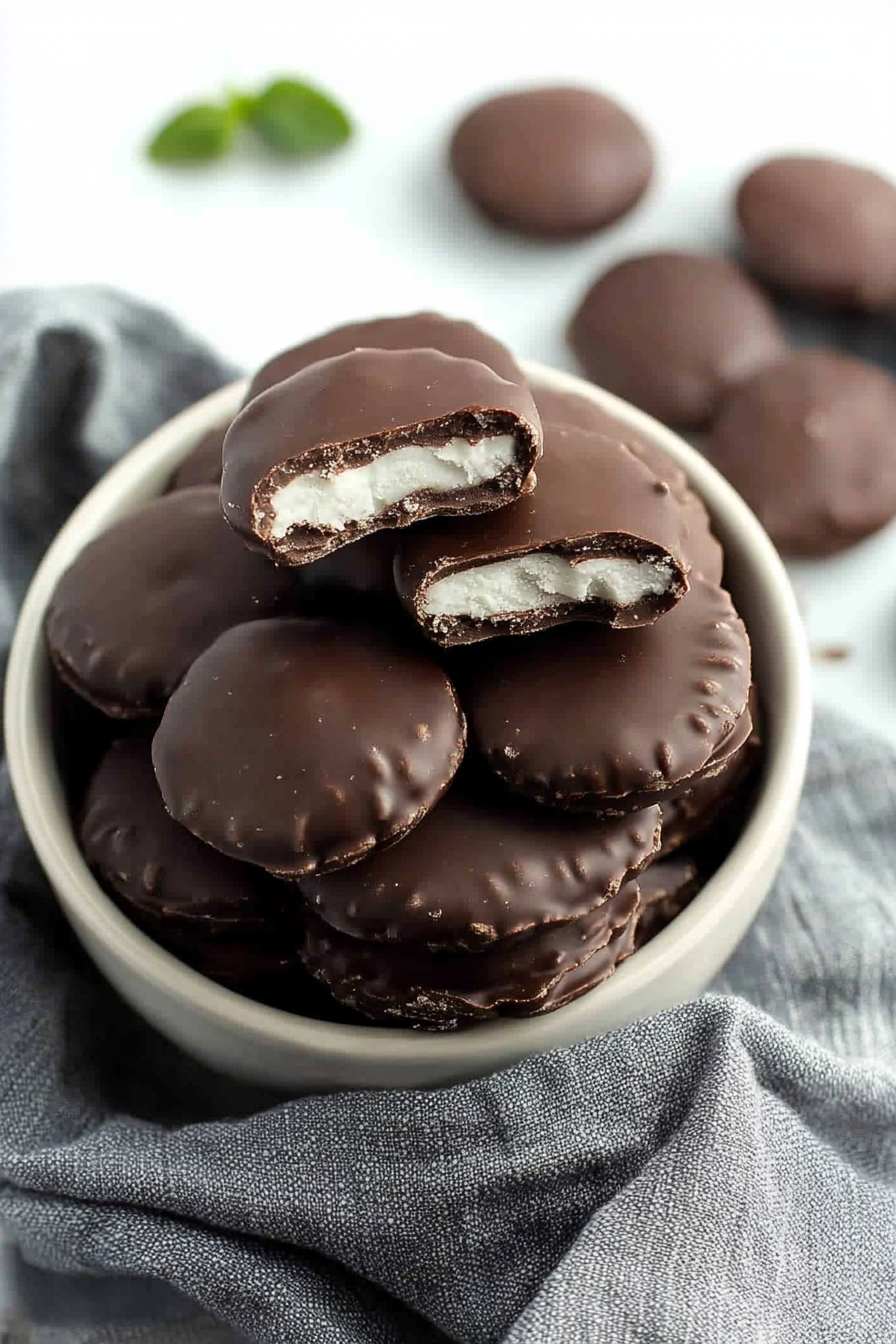 homemade mint patties