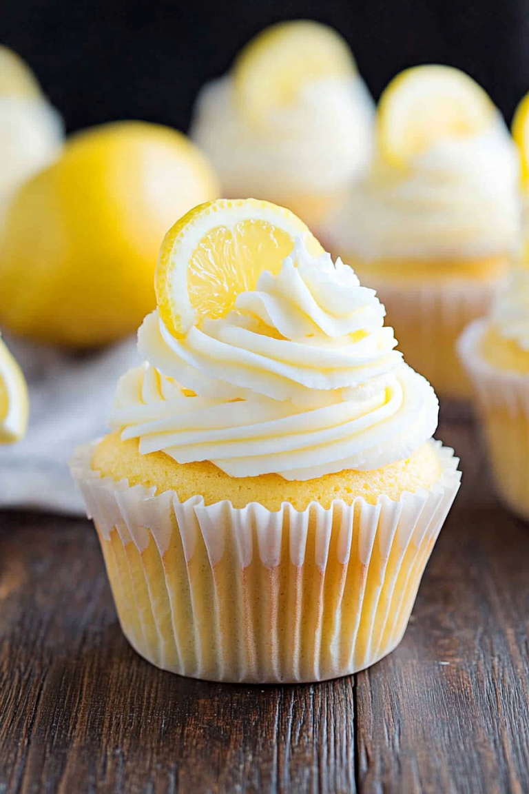 lemon cupcakes frosting