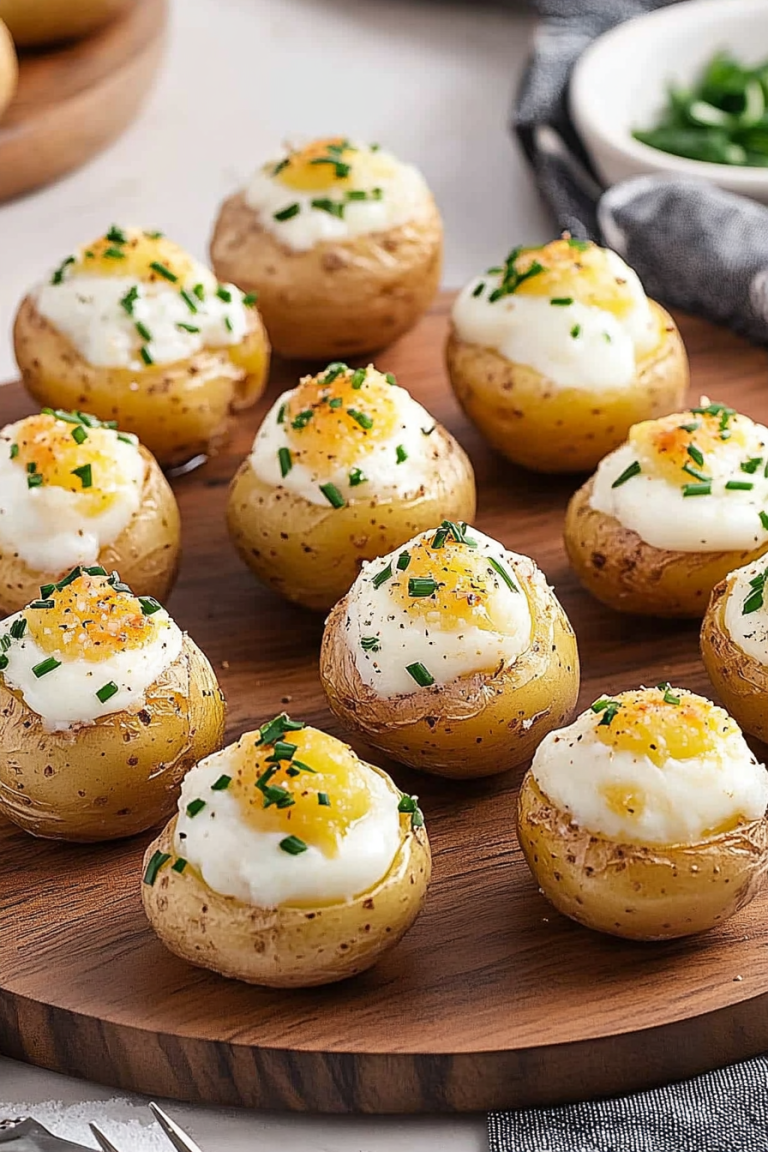 mini baked potatoes
