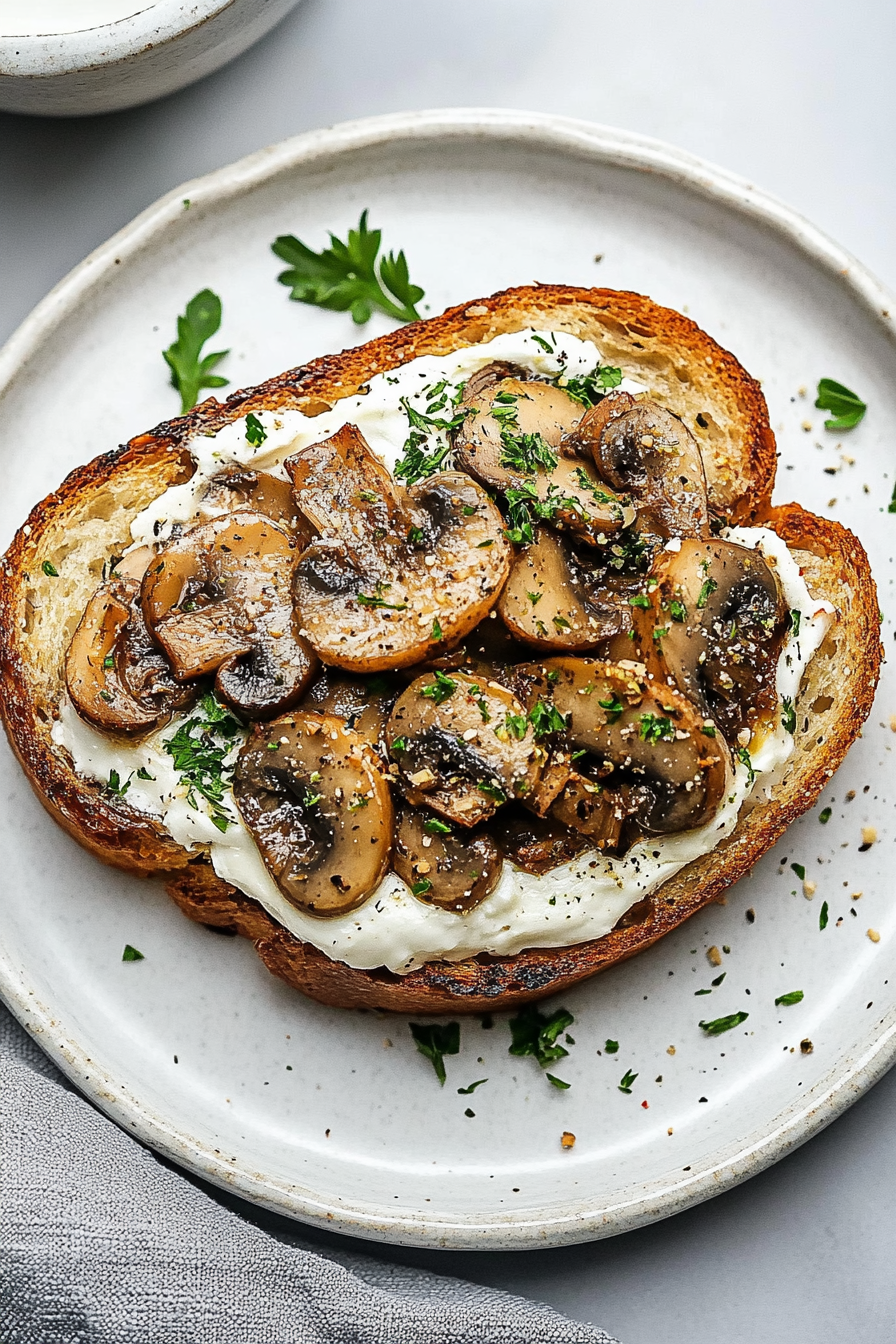 mushroom toast