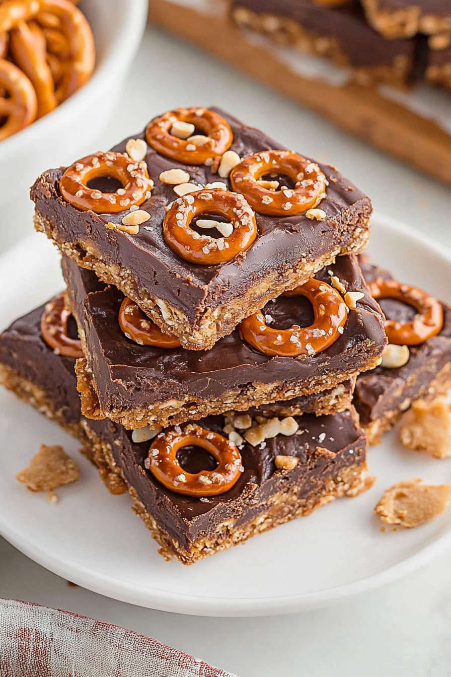pretzel bars