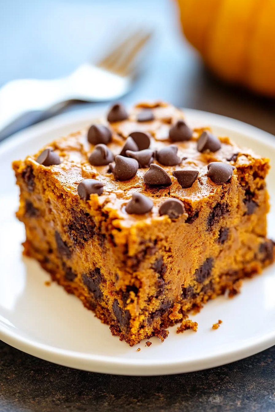 pumpkin chocolate chip cake