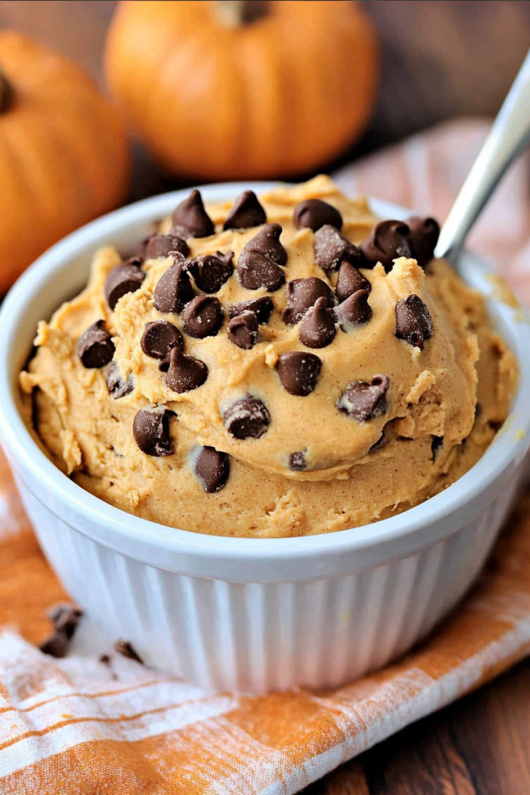 pumpkin cookie dough dip