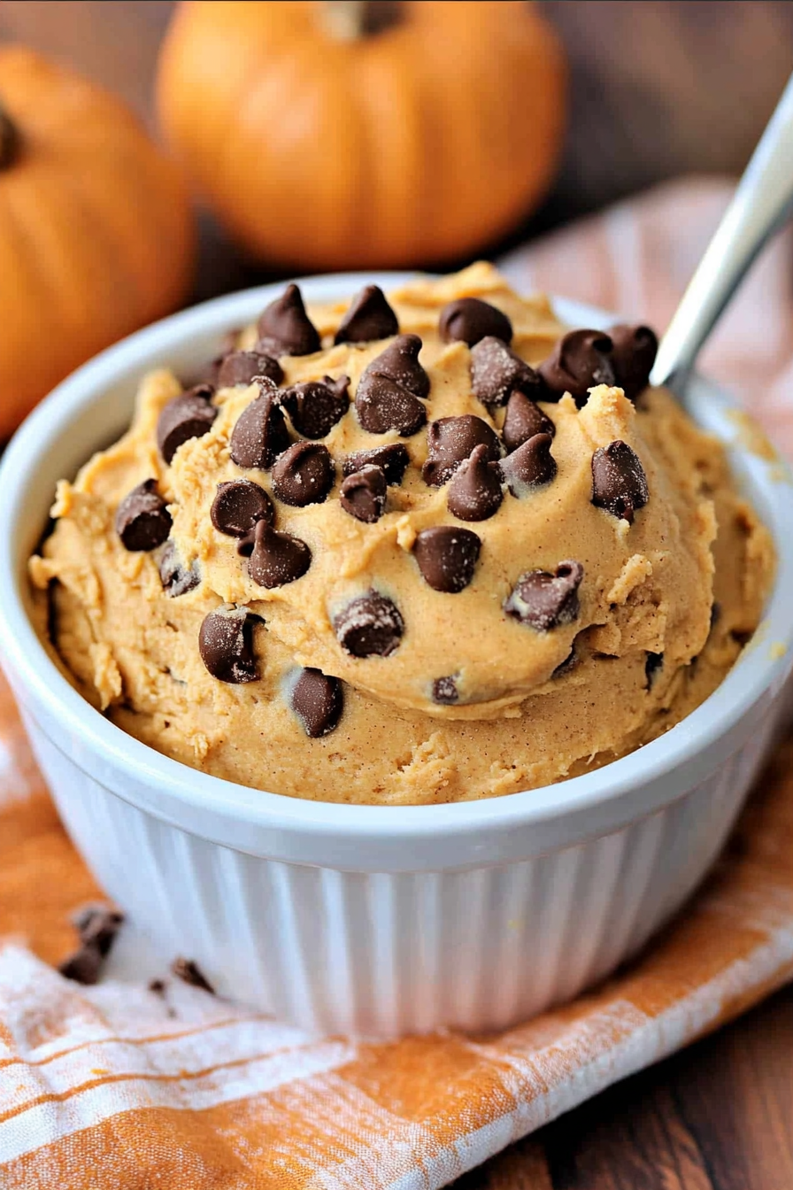 pumpkin cookie dough dip