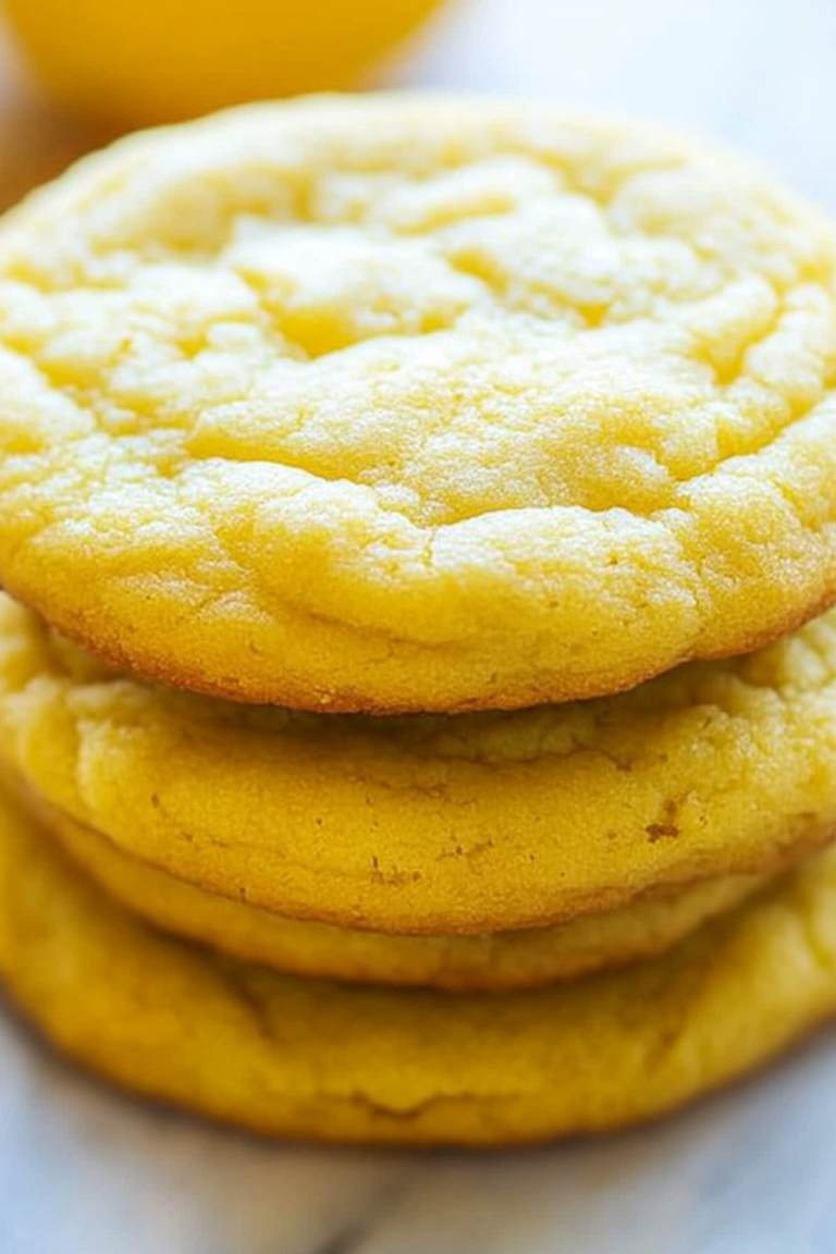 soft chewy lemon cookies