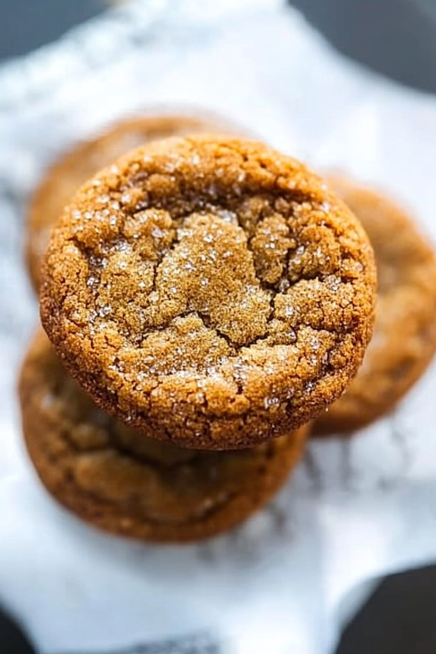 soft gingersnap cookie