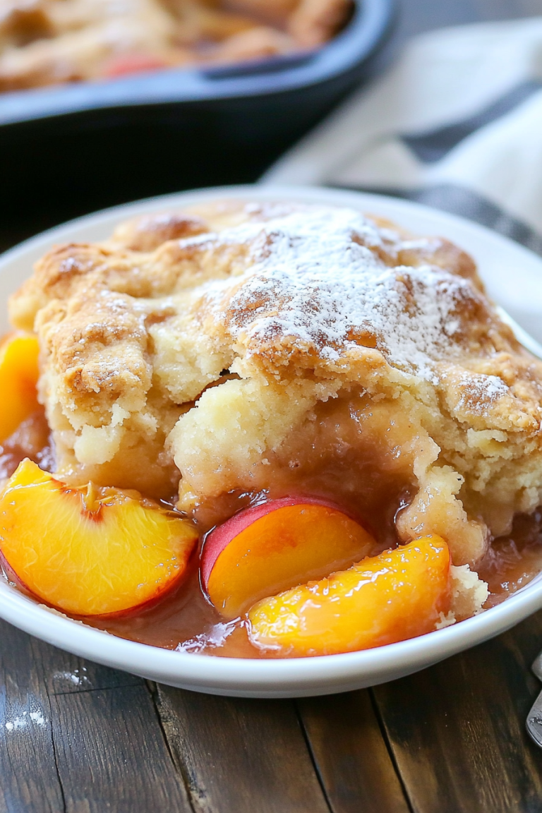 southern peach cobbler