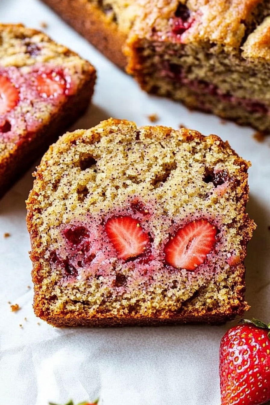 strawberry banana bread