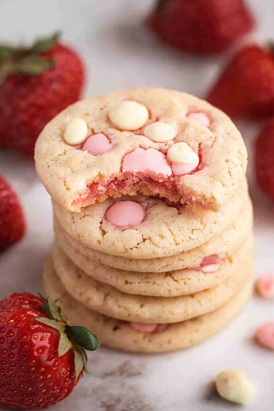 strawberry cookies