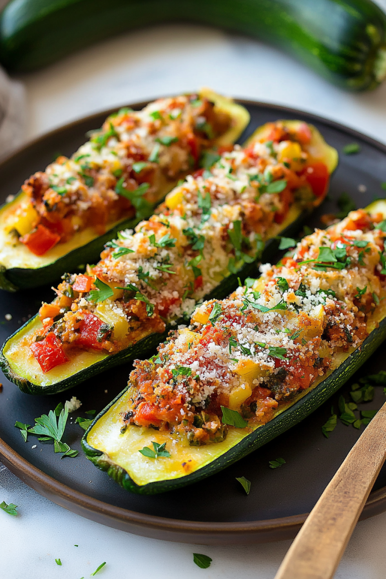 stuffed zucchini boats