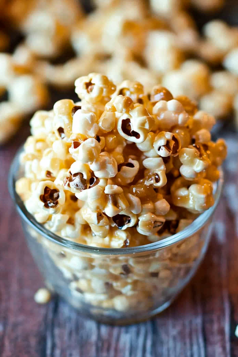 vanilla cake batter caramel corn