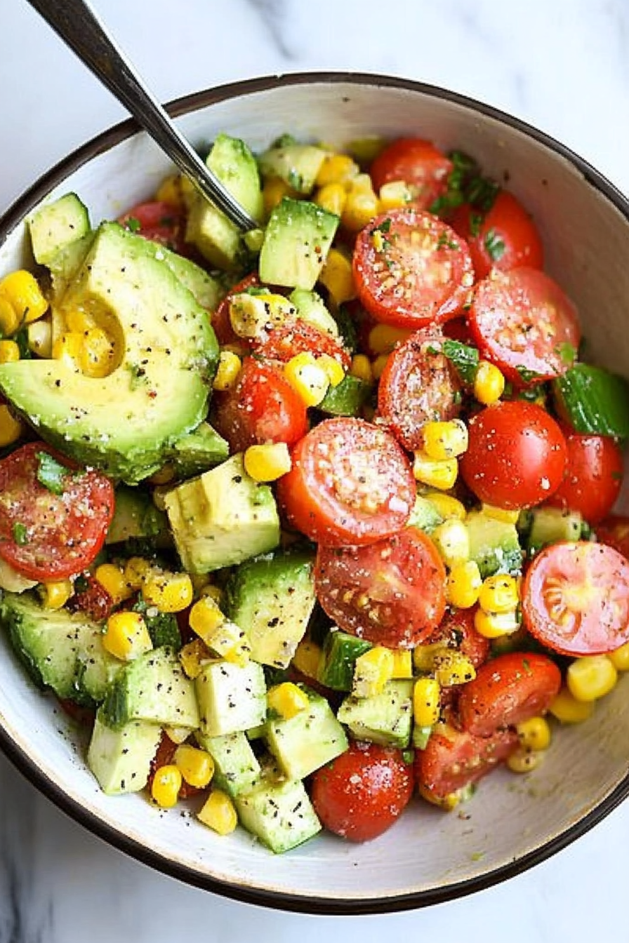 corn tomato avocado salad