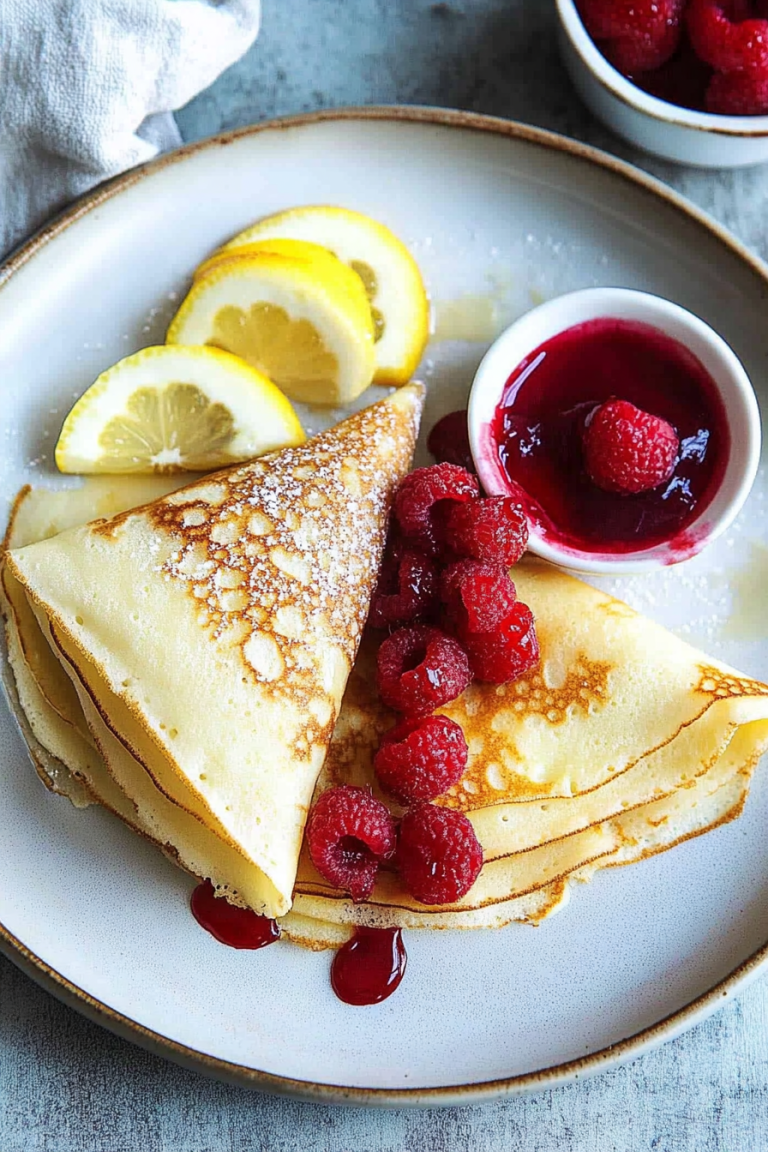 lemon crepes