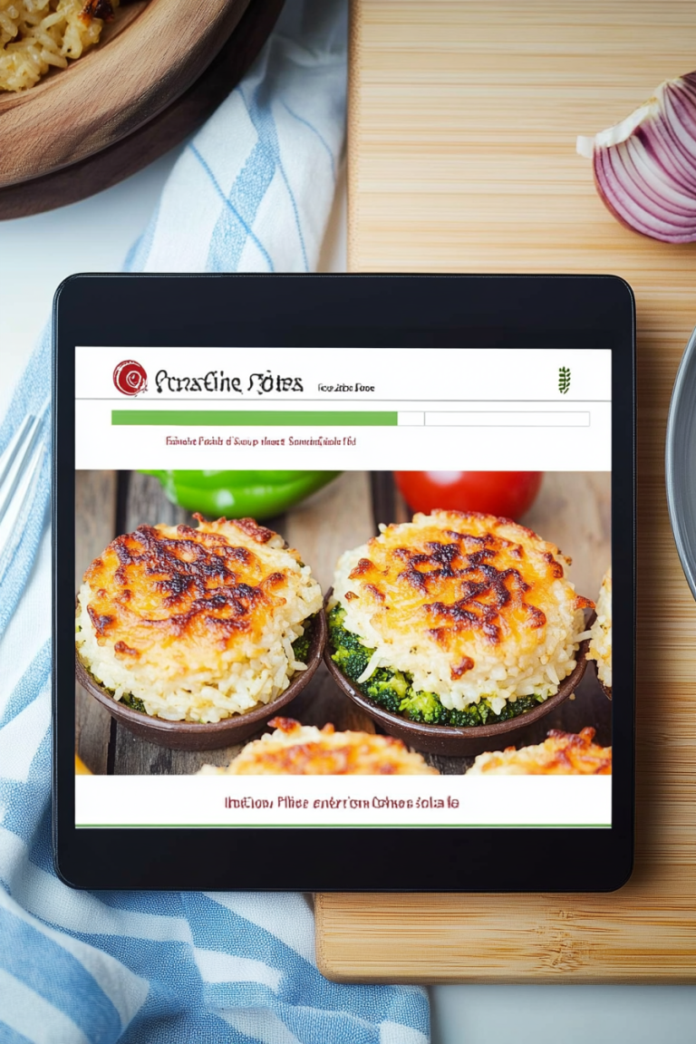 Broccoli Cheddar Rice Cups