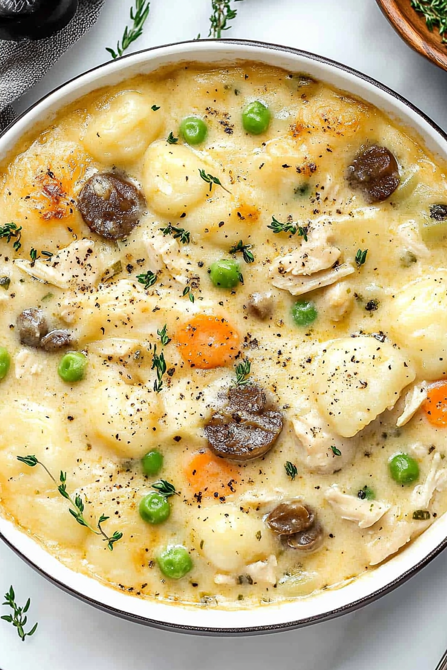 Chicken Gnocchi Pot Pie