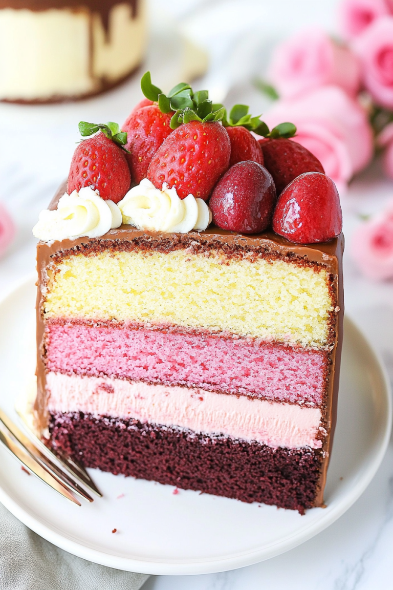 Neapolitan cake