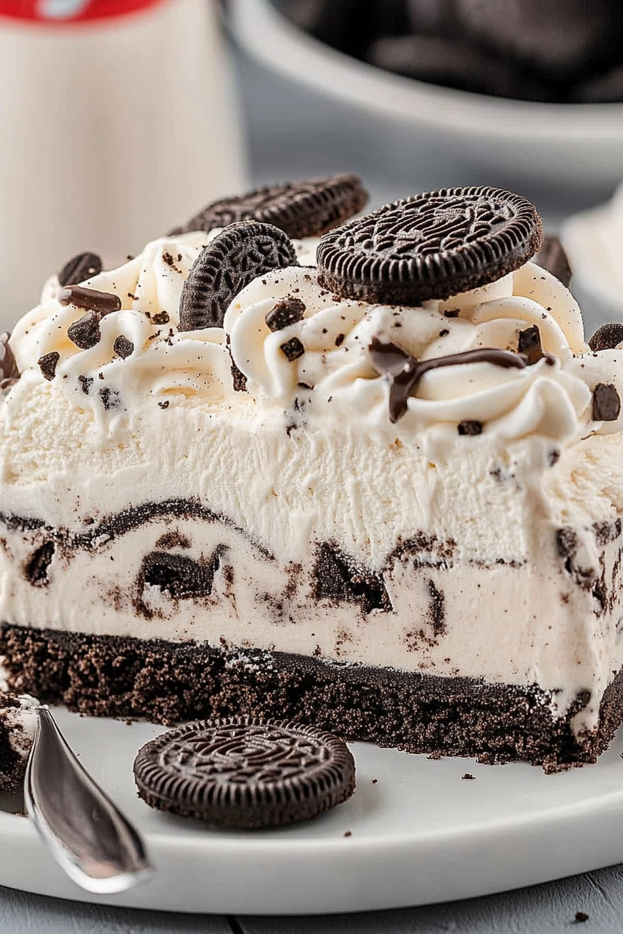 Oreo ice cream cake