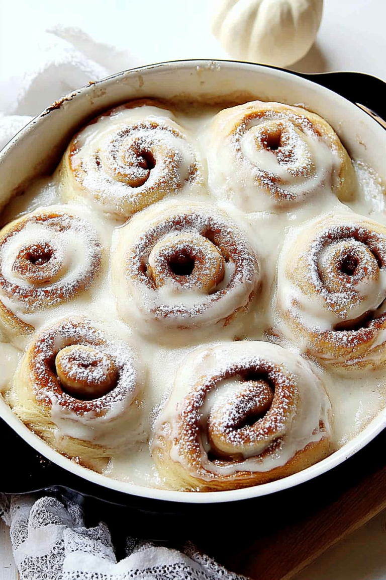 Pumpkin Pie Cinnamon Rolls