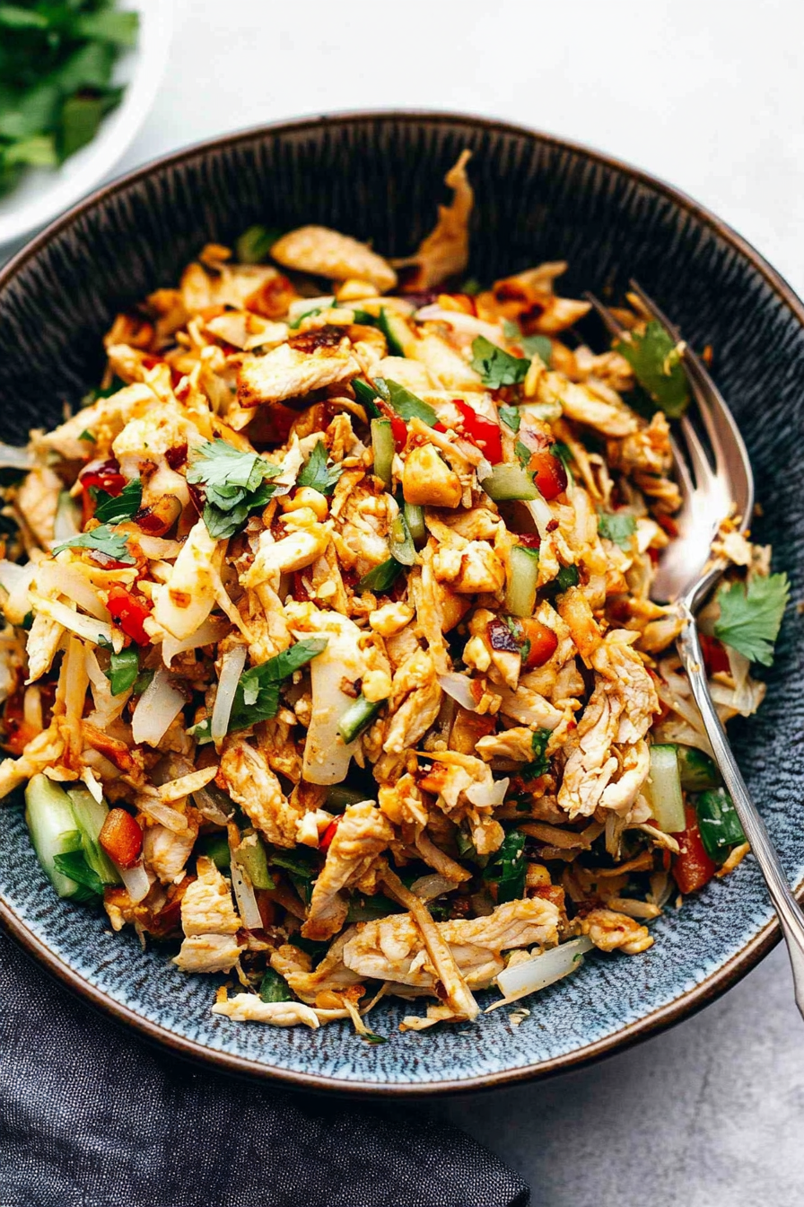 Thai chicken salad