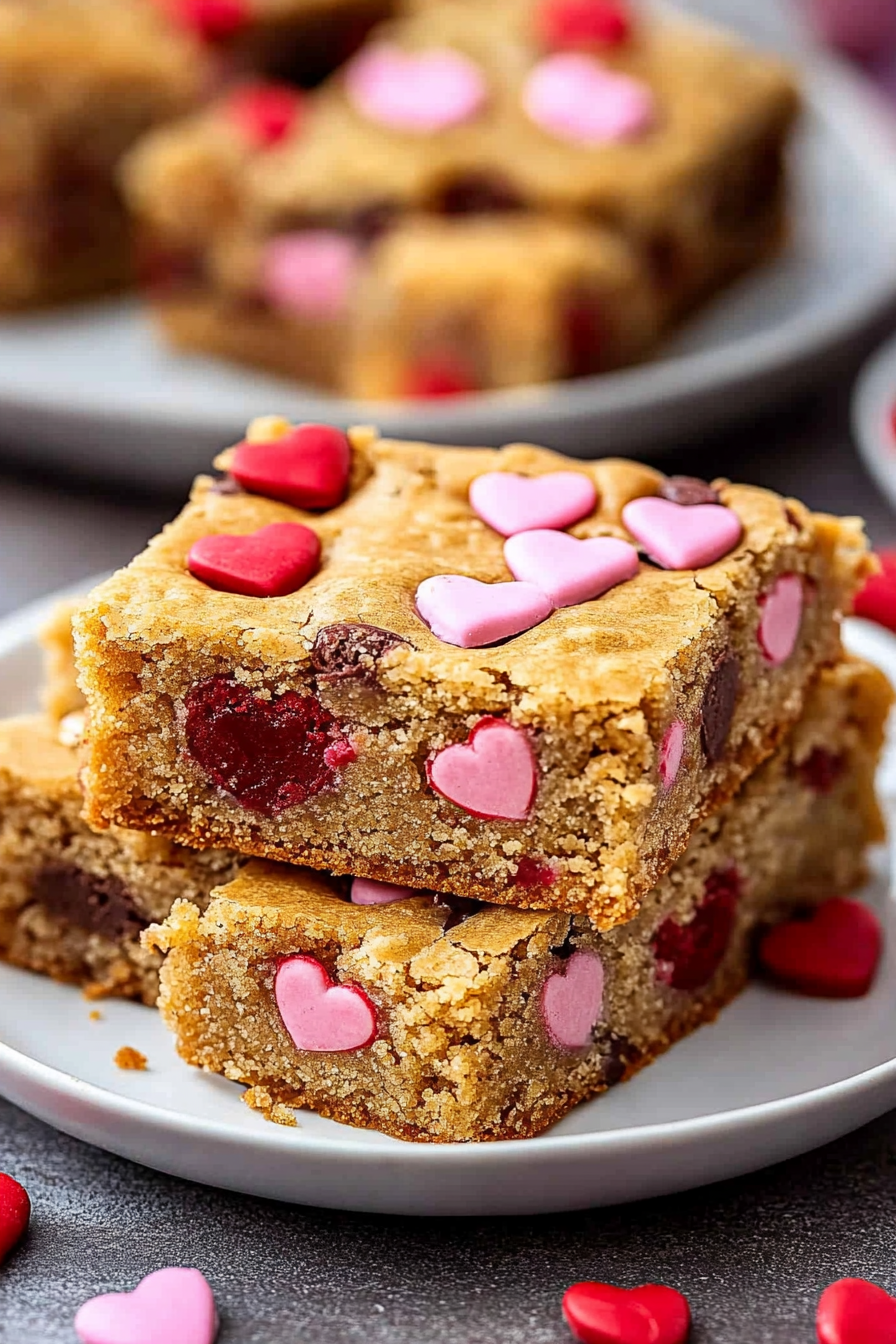 Valentine Blondies