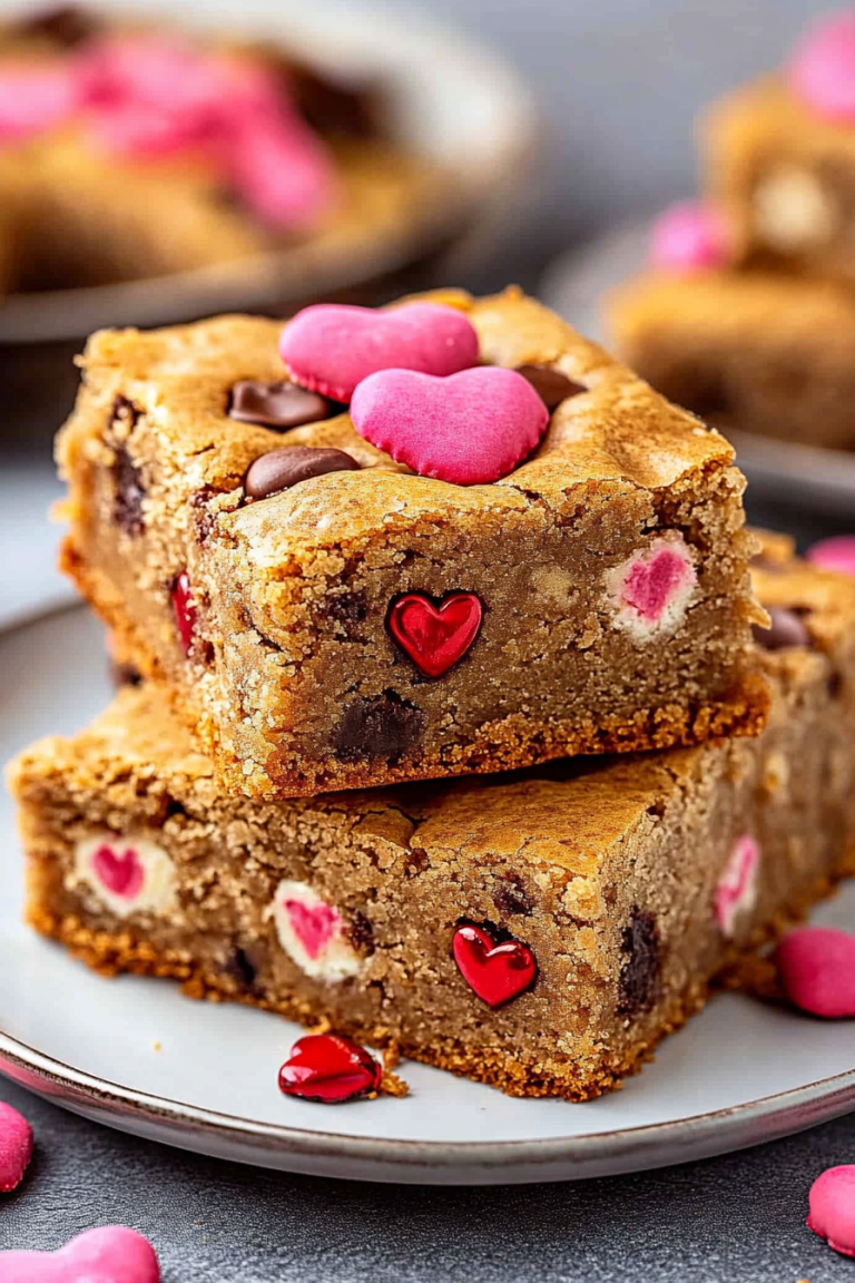 Valentine Blondies