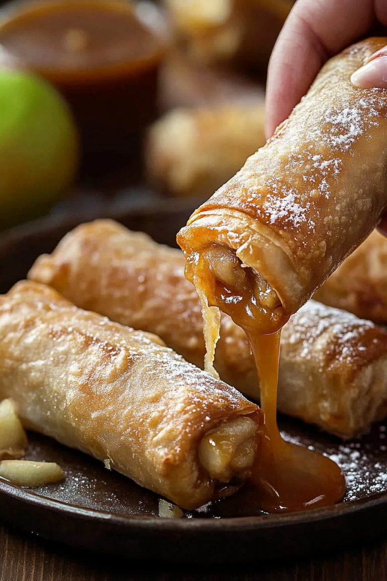 apple pie egg rolls