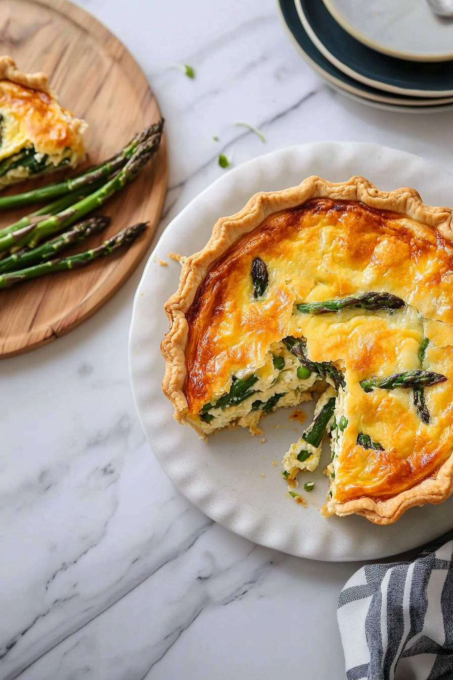 asparagus quiche