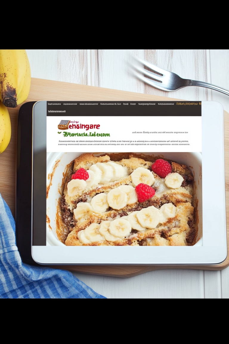 banana bread pudding